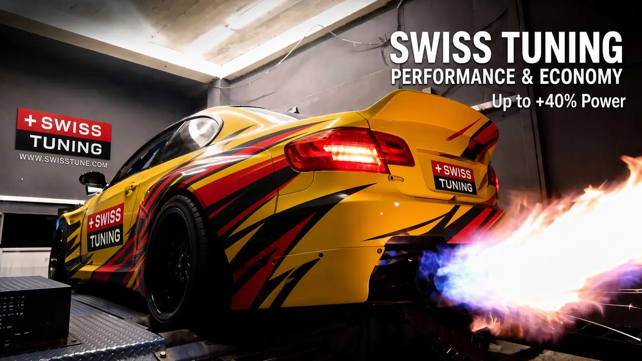 BMW prepared for Swiss Tuning performance calibration